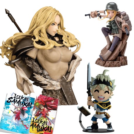 Mystery Box manga Geek Ultime avec une grande statue ou un buste