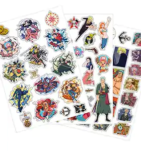 des stickers parfois présents dans les box mystère manga